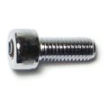 Midwest Fastener M8-1.25 Socket Head Cap Screw, Chrome Plated Steel, 20 mm Length, 10 PK 74423